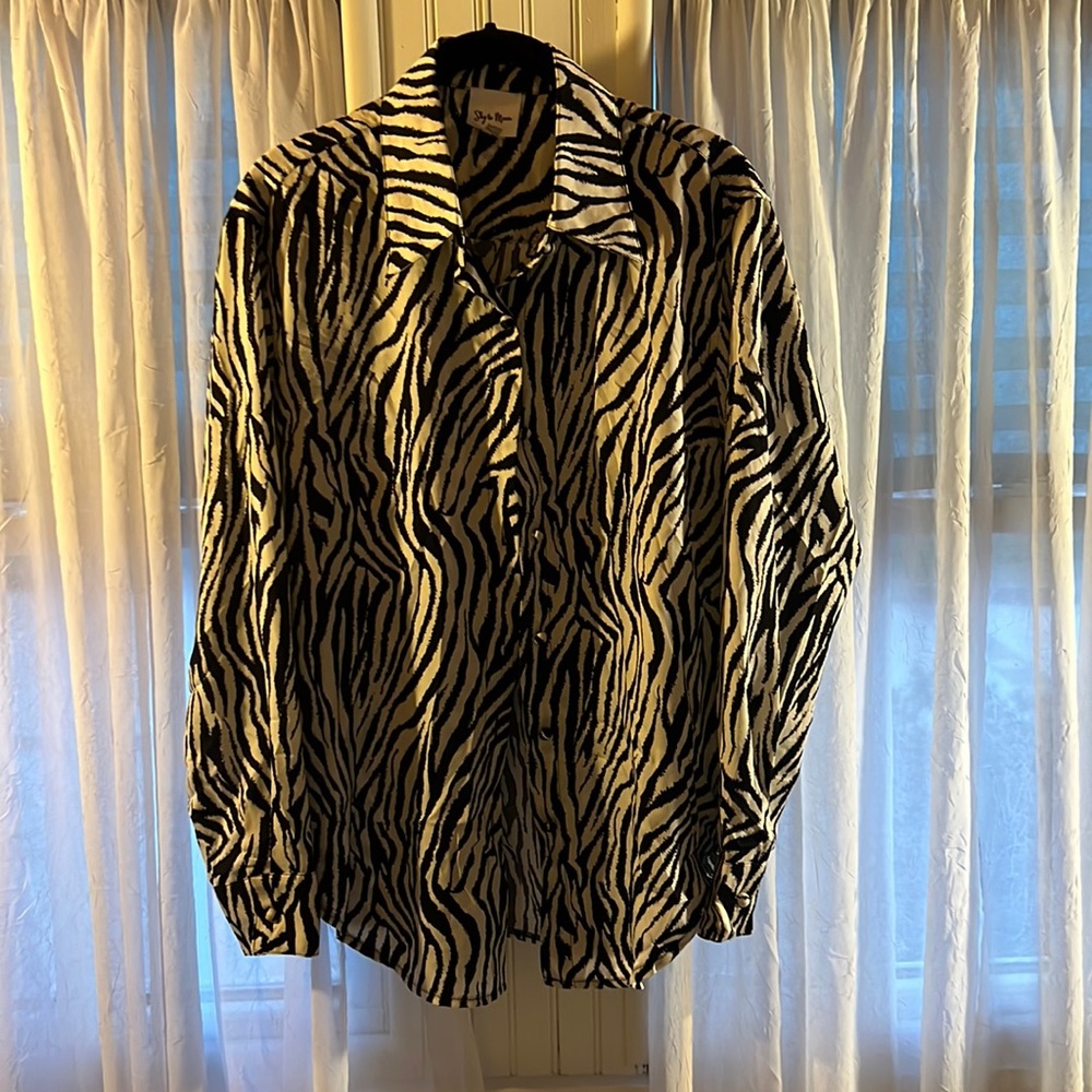 Zebra blouse